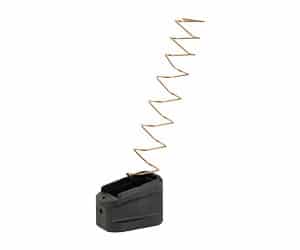 Strike Industries extended magazine plate for Glock G19 in black 6061-T6 aluminum