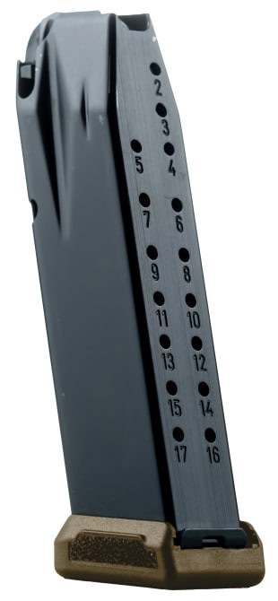 Century Arms METE MC9 17-round 9mm magazine with Flat Dark Earth base plate
