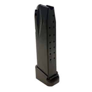 Canik TP9 Elite 9mm 15+3 (18rd) black magazine with aluminum base plate