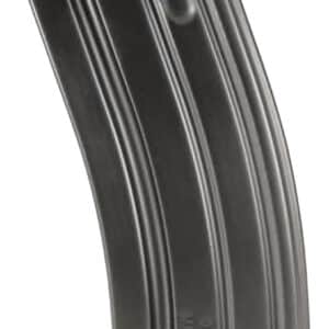 C Products Defense DuraMag SS 10rd stainless steel AR-15 magazine, black with orange follower