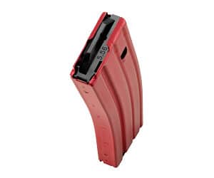 DuraMag Speed 30rd red aluminum AR-15 magazine 223 Rem 5.56 NATO 300 Blackout