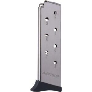 Mec-Gar MGBT3808N 8rd magazine for Bersa Thunder .380 ACP, nickel finish