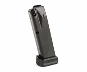 Mec-Gar 18-round 9mm magazine for Taurus PT92 PT99, black anti-friction finish