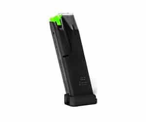 Mec-Gar 18rd magazine for Beretta 92FS Compact 9mm, black anti-friction finish