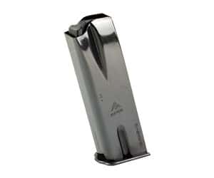 Mec-Gar Browning Hi-Power 13-round 9mm blued steel magazine with polymer follower