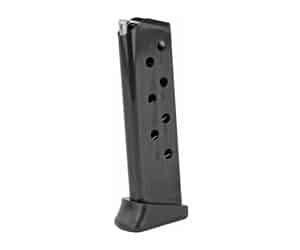 Mec-Gar blued 8-round magazine for Walther PP .32 ACP with polymer finger rest floorplate