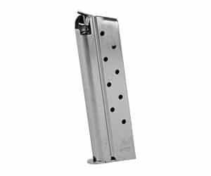 Mec-Gar 1911 9-round .38 Super nickel-plated magazine