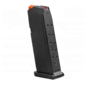 Glock G23 Gen5 13rd magazine .40 S&W black polymer with orange follower