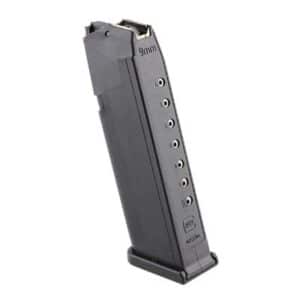 Glock Model 19 9mm 10-round factory handgun magazine in black