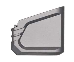 Tyrant CNC Glock magazine extension +6 9mm +5 .40 gray aerospace aluminum