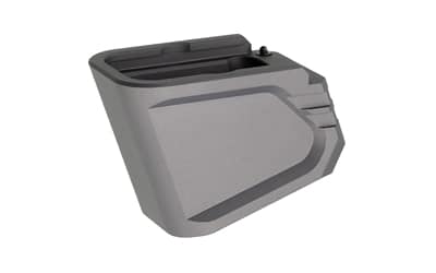 Tyrant CNC gray anodized aluminum magazine extension for Glock 19/23/26