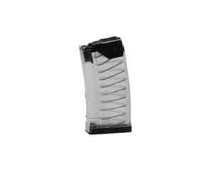 Lancer L5AWM GEN2 20-round translucent clear magazine for AR-15 rifles