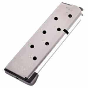 Chip Mccormick Power Mag stainless steel 8-round .45 ACP 1911 magazine