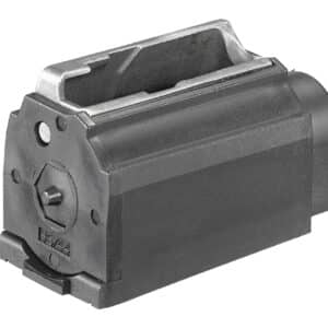 Ruger 90174 4-round rotary magazine for Model 96/44 44 Rem Mag black plastic
