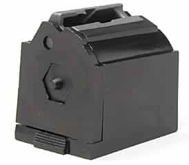 Ruger JX-1 10-round rotary magazine, black plastic body with steel feed, fits 77/22 and 96/22
