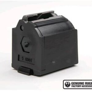 Ruger 10/22 5-round rotary .22 LR magazine with plastic body and steel feed