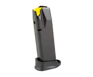 Taurus G3 17rd 9mm magazine in black, stainless steel body with polymer baseplate
