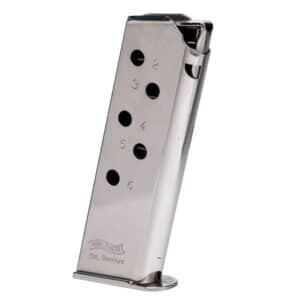 Walther Arms PP/PPK/S 8-round flush nickel magazine .32 ACP