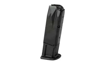 Walther PDP Full-Size 10rd 9mm magazine black blued steel polymer base plate