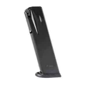 Walther PDP Full-Size 18-round 9mm blued steel magazine, black finish