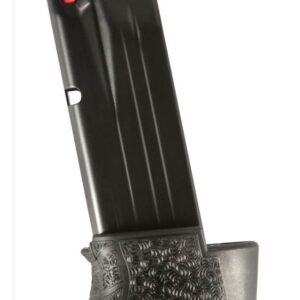Walther PPQ M2 Subcompact 15rd magazine with grip extension, blued steel finish