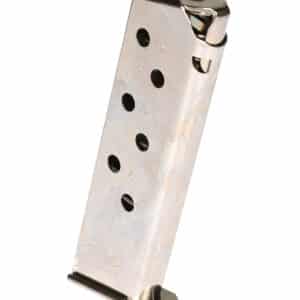 Walther PPK/S 7-round nickel-plated steel magazine for .380 ACP