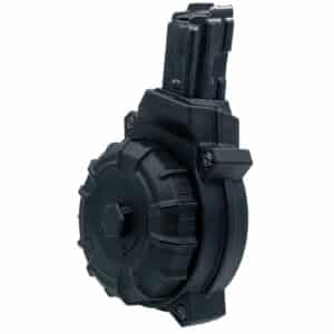 ProMag DRMA106 50rd 9mm drum magazine, black, fits MP5 and PTR9