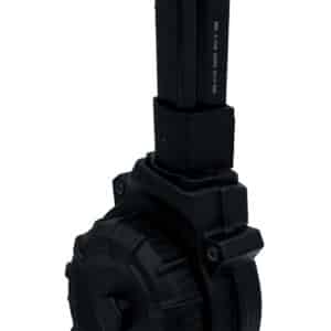 ProMag DRMA100 50-round 9mm drum magazine for Ruger Max-9, black polymer