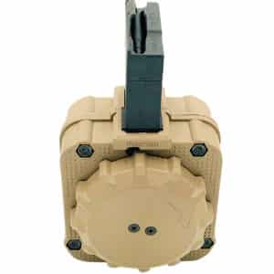 ProMag DRMA8FDE 65rd 5.56 NATO Flat Dark Earth drum magazine