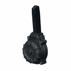 ProMag 50-round drum magazine for Walther P99 SW99 9mm, black polymer