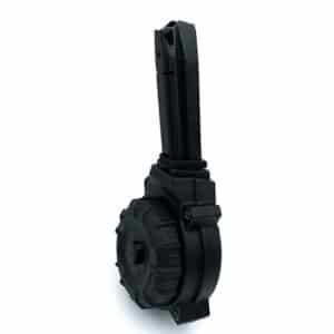 ProMag 50-round drum magazine for Springfield Armory XD(M) .40 S&W, black polymer