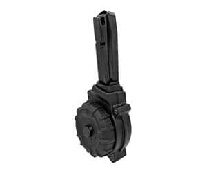 ProMag 50rd 9mm drum magazine for Sig Sauer P320, black polymer