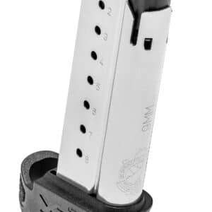 Springfield Armory XD-S Mod.2 8-round 9mm stainless steel magazine with black sleeve