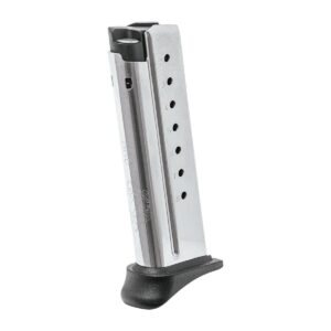 Springfield Armory XD-E 8rd 9mm stainless steel magazine with pinky extension floor plate