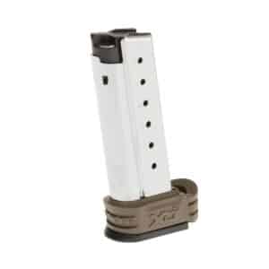 Springfield Armory XD-S 7-round .40 S&W extended magazine with Flat Dark Earth sleeve