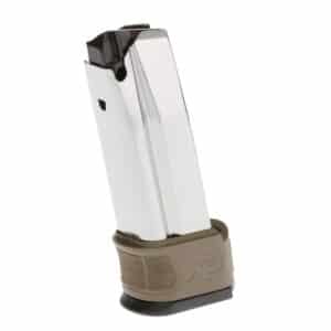 Springfield Armory XD Mod.2 10rd stainless steel magazine with flat dark earth sleeve for .45 ACP