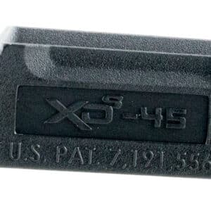 Springfield Armory XDS5001M black polymer backstrap magazine sleeve for XD-S .45 ACP