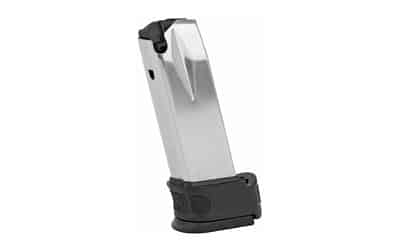 Springfield Armory XD Mod.2 9mm 16-round stainless steel magazine with black sleeve