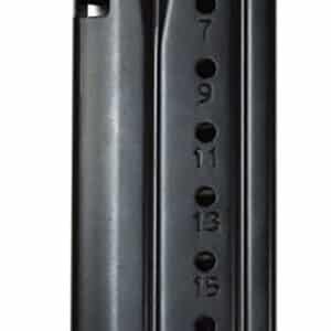 Steyr MF-A2 17rd 9mm Luger pistol magazine, black finish