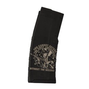 Black Rain Ordnance laser-etched 30-round AR magazine for 5.56x45 / .223 Rem