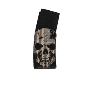Black Rain Ordnance 30-round laser-etched Skull with Flag AR magazine 5.56x45