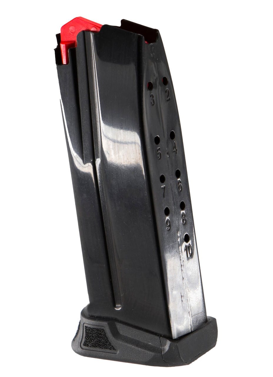 H&K CC9 10-round steel magazine with extended floor plate, black blued finish