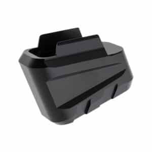 Tyrant CNC +5 magazine extension for Sig Sauer P320 in black aluminum