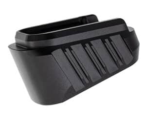 Tyrant CNC Hellcat +3 magazine extension, black anodized 7000 aluminum