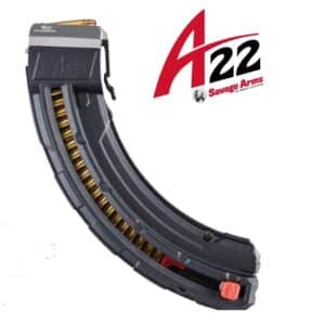 Butler Creek 25rd black magazine for Savage A22 .22 WMR