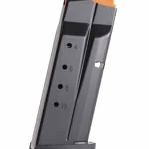 Smith & Wesson M&P Shield Plus 9mm pistol magazine, stainless steel