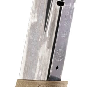Smith & Wesson M&P .45 ACP 14-round detachable magazine with brown base plate
