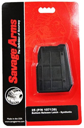Savage Model 25 4-round .22 Hornet polymer magazine