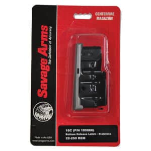 Savage 55123 stainless 4-round detachable magazine for Savage 110/114/116C rifles