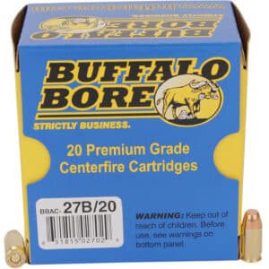 Buffalo Bore Ammunition 95 gr Full Metal Jacket Flat Nose .380 ACP 20-round box